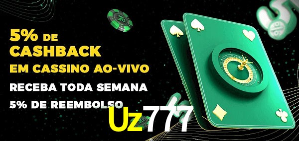 Promoções do cassino ao Vivo Uz777